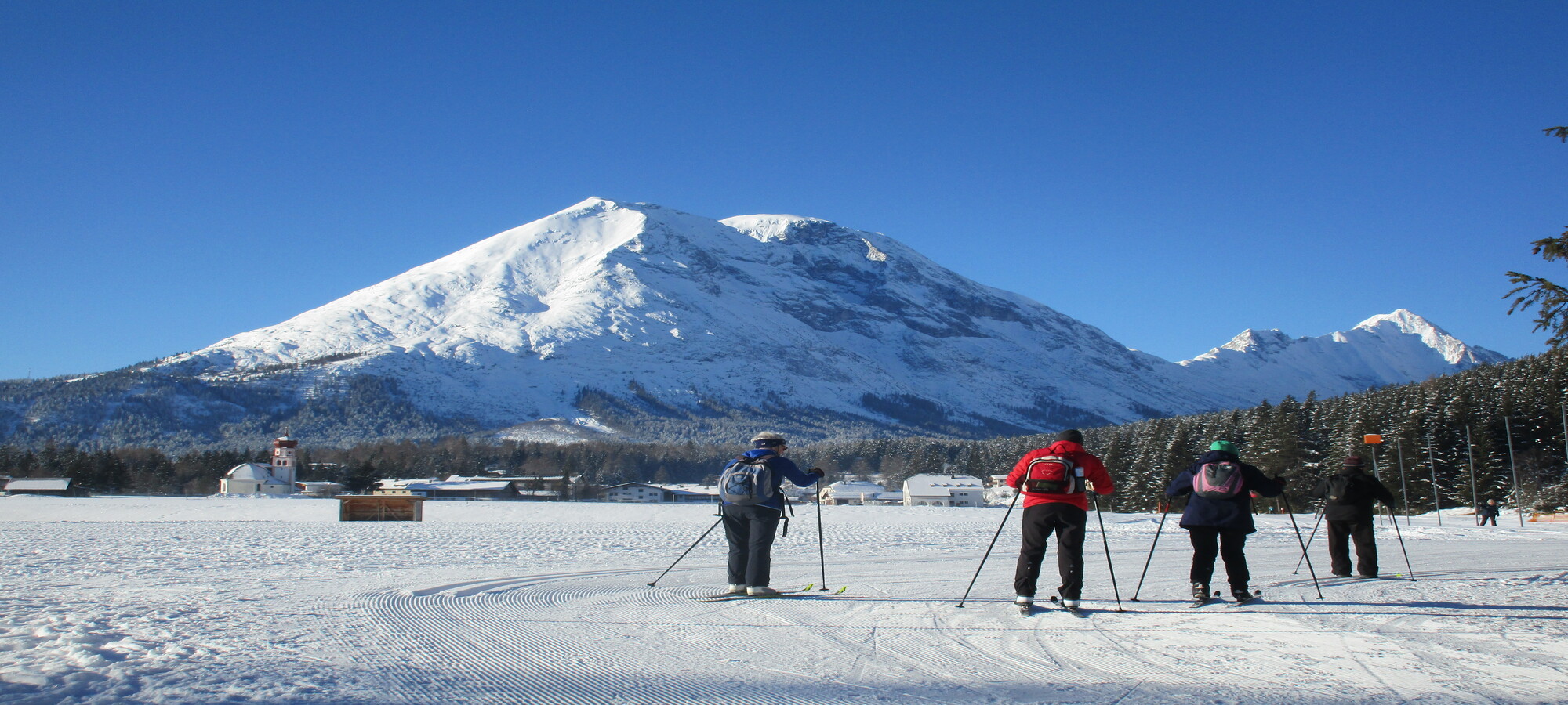 Langlaufen in Winter