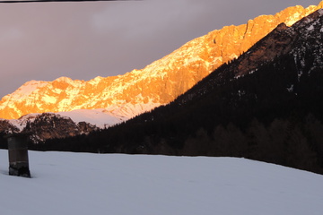 Sonnenuntergang Winter